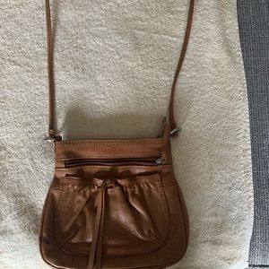 Leather crossbody bag
